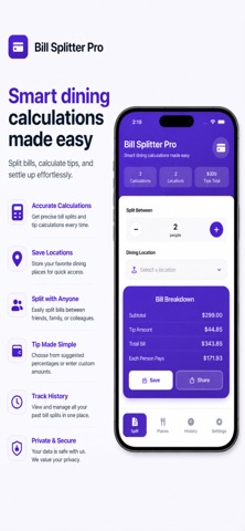 Tip Calculator - TipMate Pro Screenshot 3 of 7