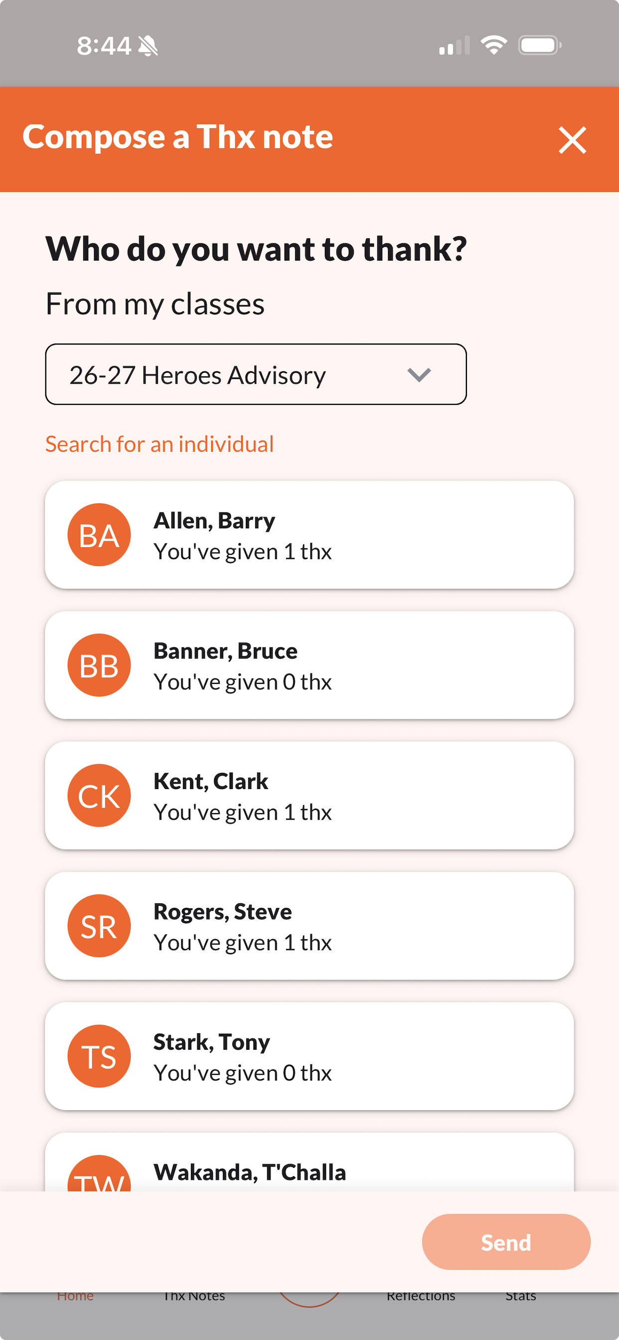 GiveThx screenshot 2