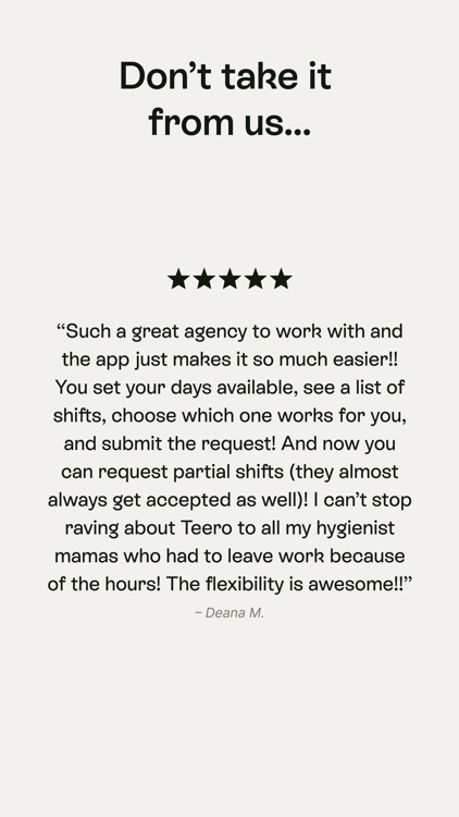 Teero - Dental Staffing screenshot-6