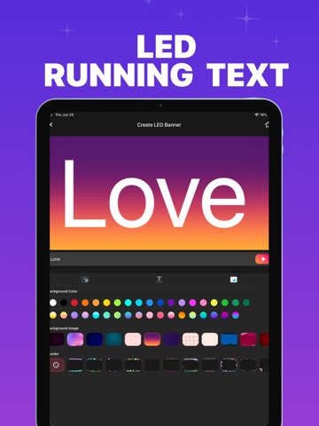 LED Banner - LED iPad screenshot