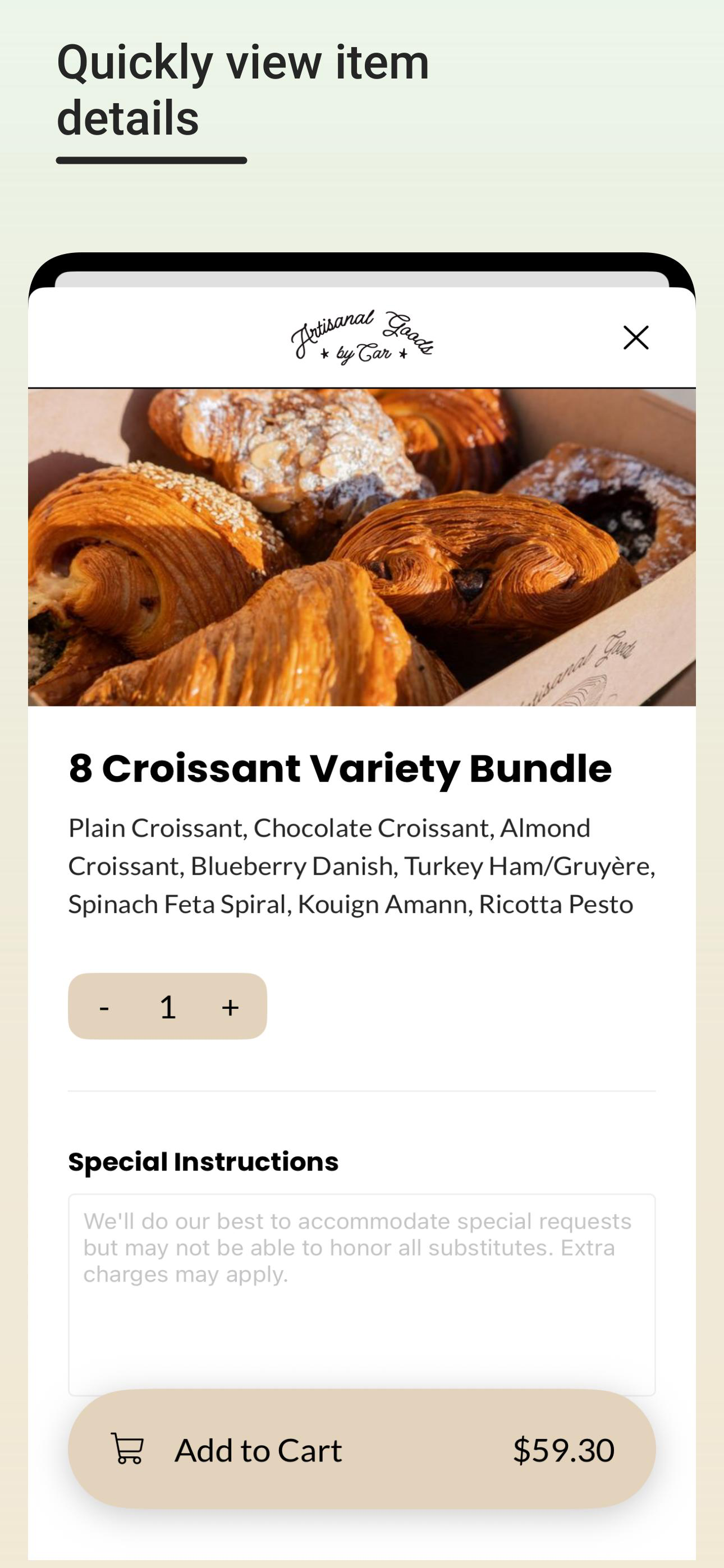 Artisanal Goods by CAR screenshot 5