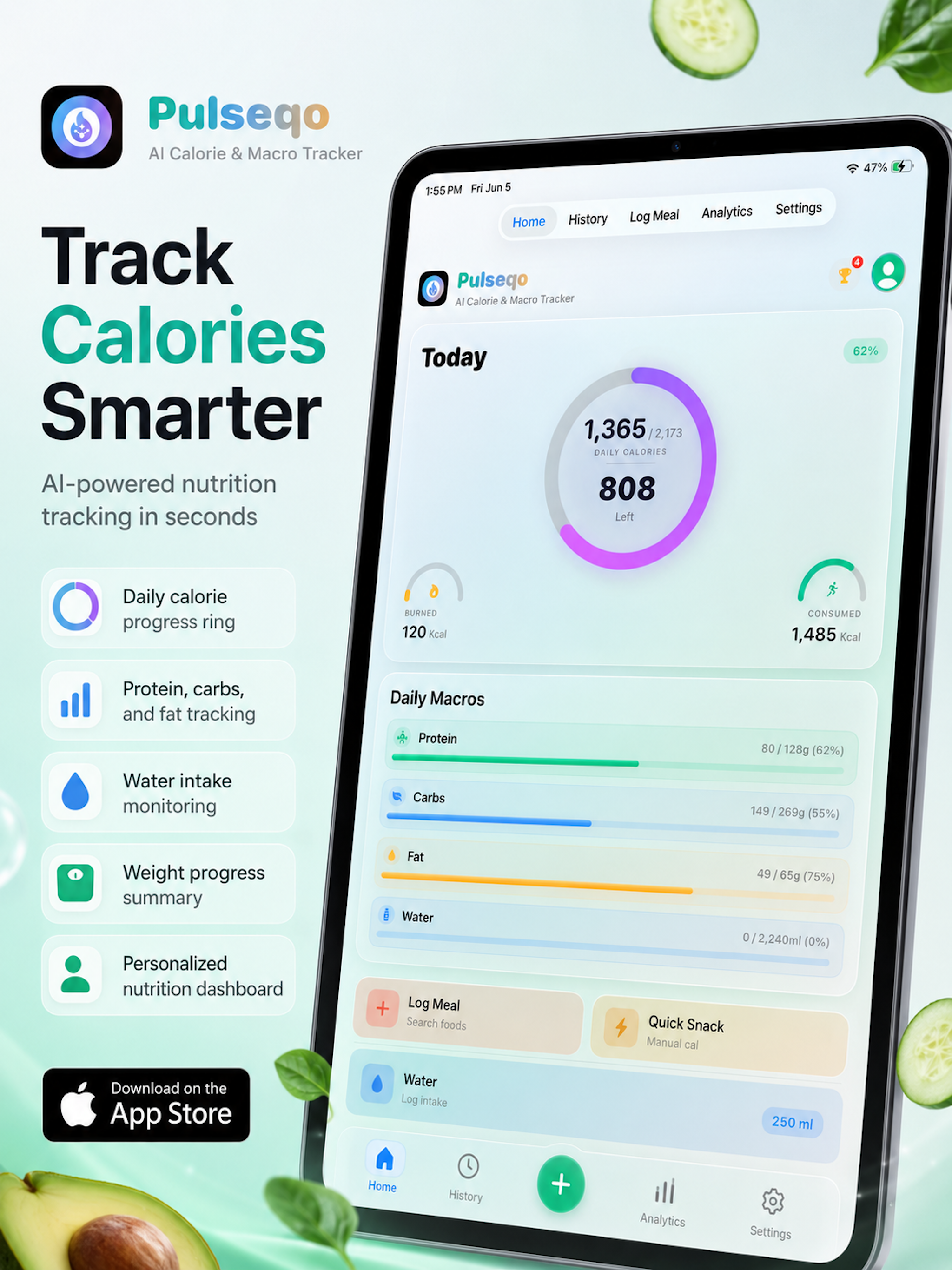 Pulseqo: Calorie Tracker screenshot 10