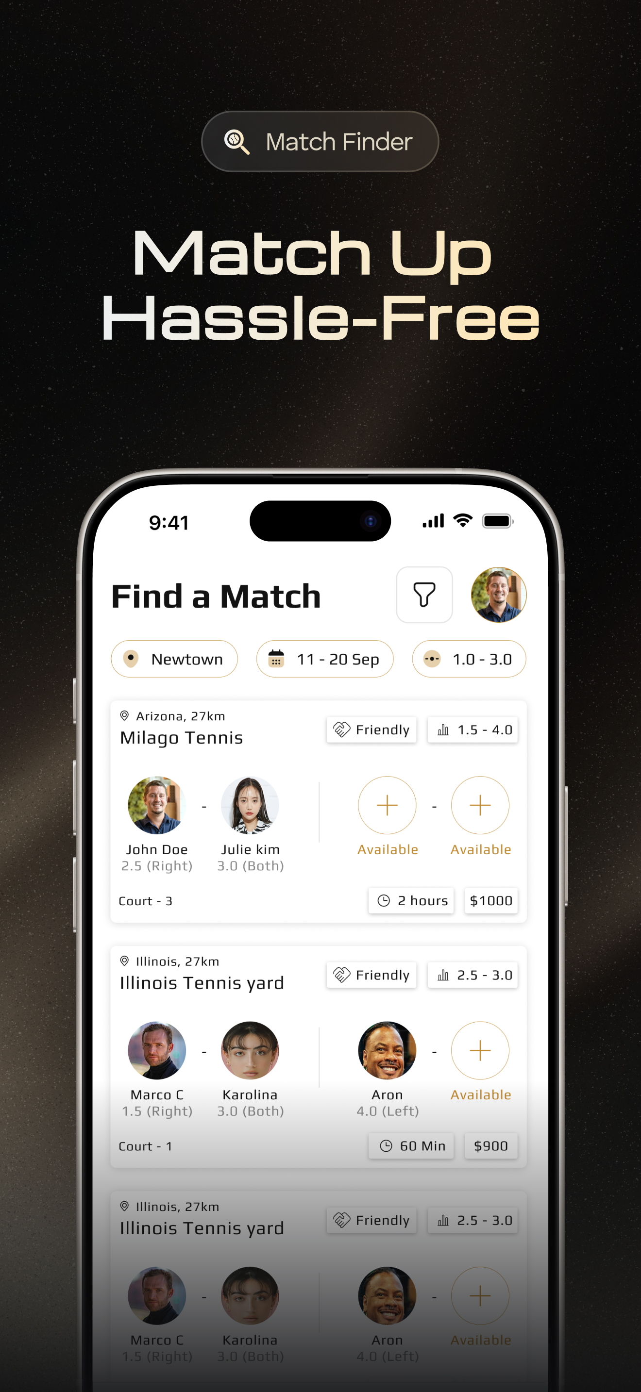 CourtPro screenshot 4
