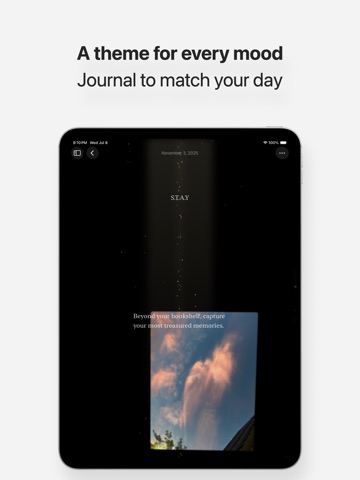 Tesseract - Emotional Journal iPad screenshot