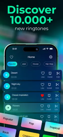 Captura de pantalla de Garage Ringtones en iPhone 1