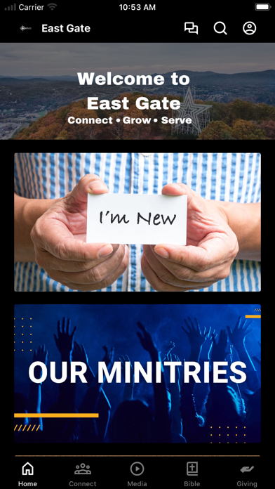East Gate Nazarene app screenshot