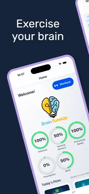 Brain TuneUp - Brain Training screenshot 1