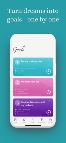Dream Big: Goal Tracker screenshot