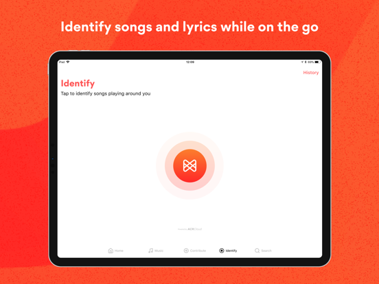 Musixmatch Lyrics Finder iPad app afbeelding 3