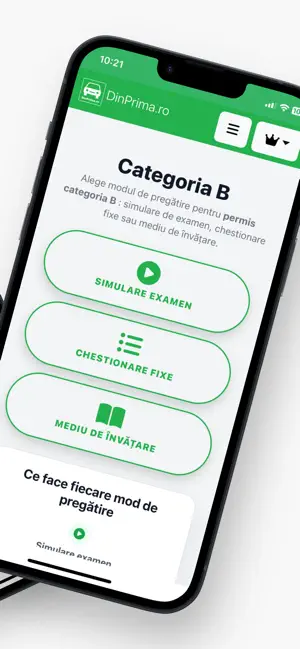 DinPrima Chestionare Auto screenshot 2