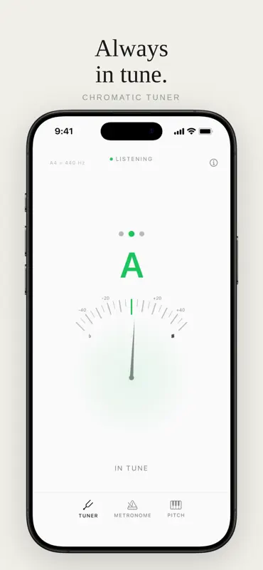 Tune Time - musician toolkit screenshot 1 of 3