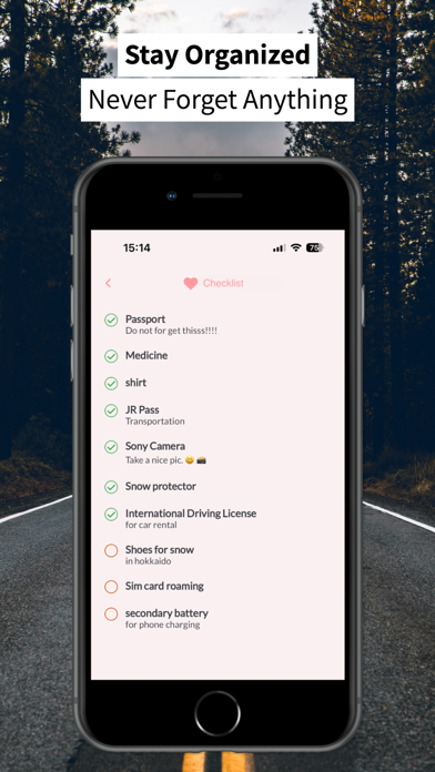 TripBag - Travel Planner Screenshot