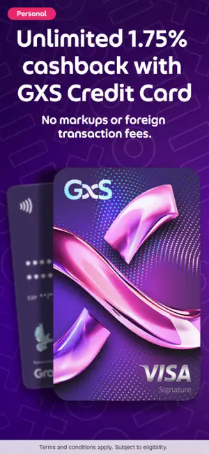 GXS Bank screenshot 2
