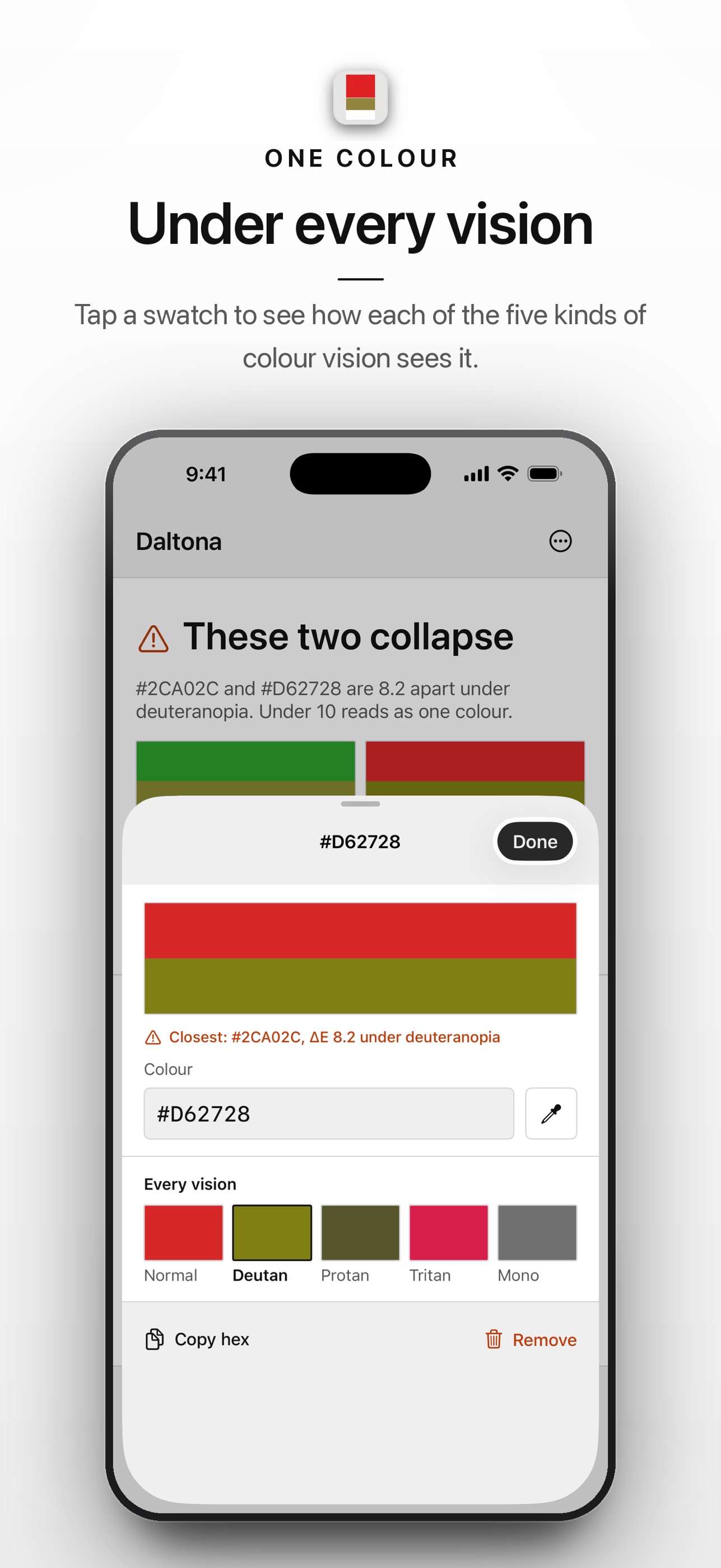 Screenshot 2 of Daltona Colour Blind Simulator