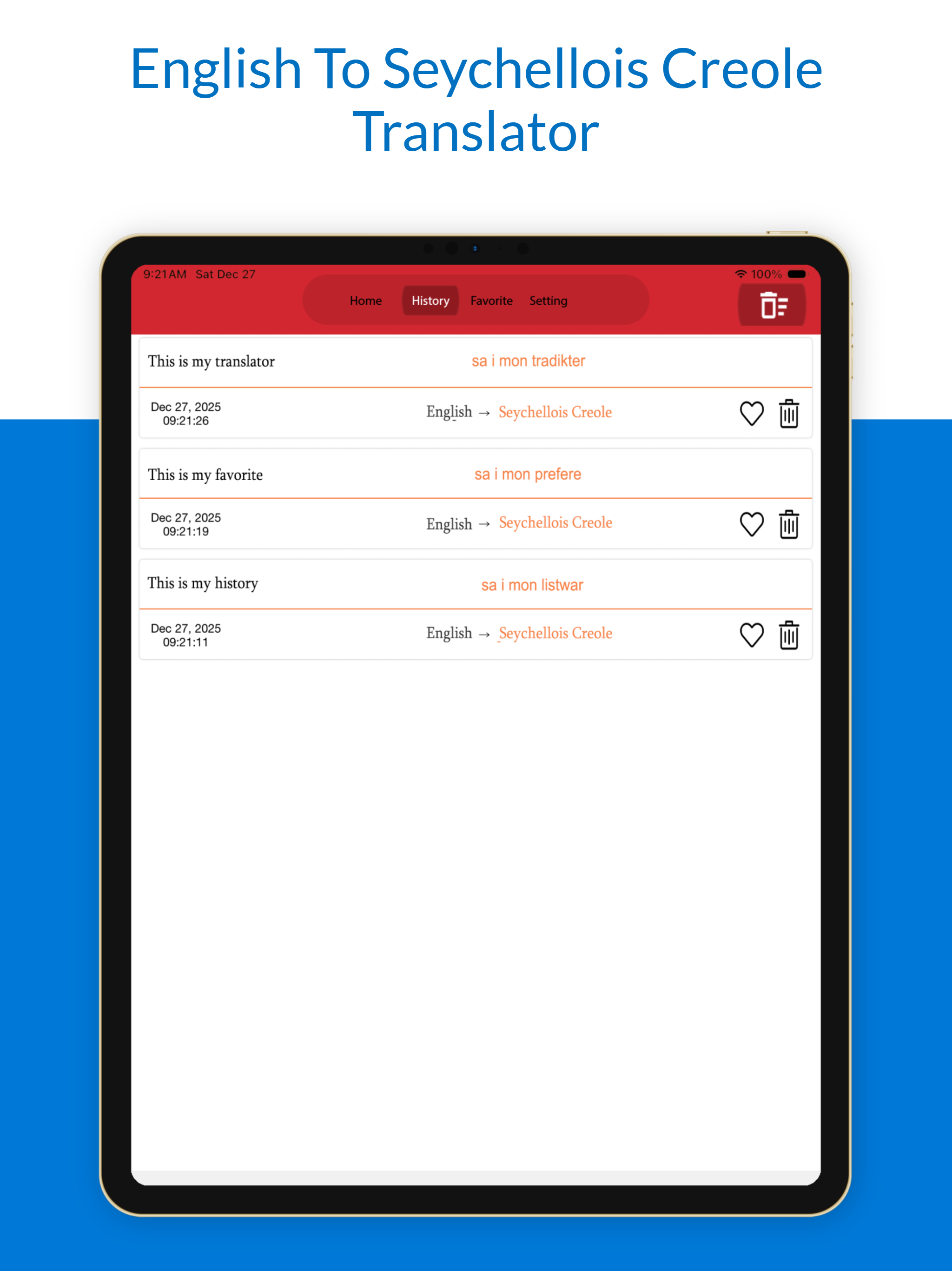 English Seychellois Creole Tra screenshot 9