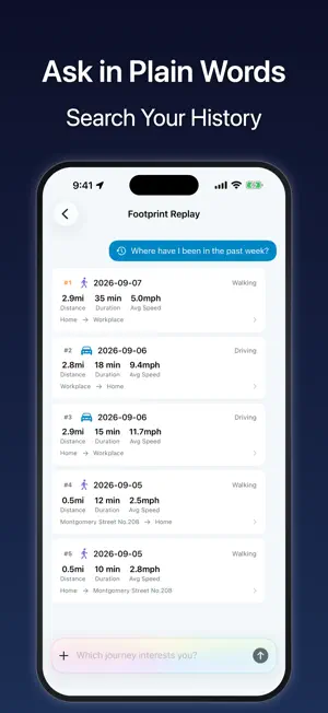 Loci: Auto Route Tracker & Map screenshot 4