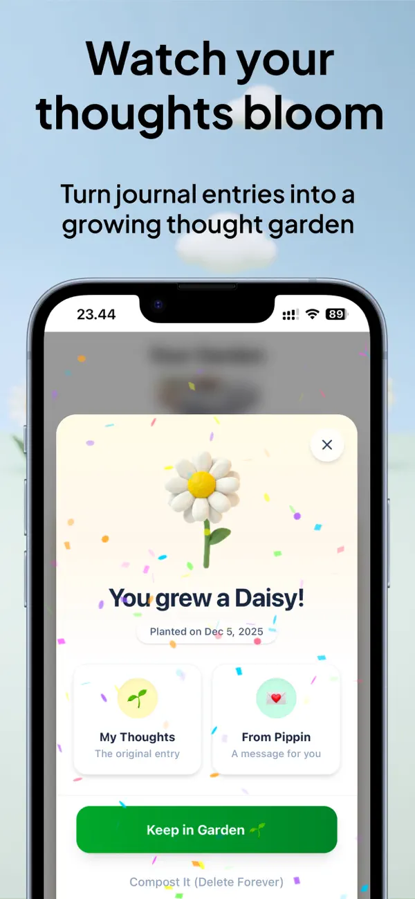#4. Pippin - Overthinking Journal (iOS) De: Syauqy Aziz
