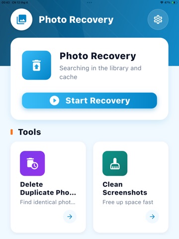 Photo Restore - Recovery iPad screenshot