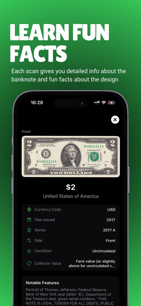 Banknote Map - Identify Pro - Reference App | MWM