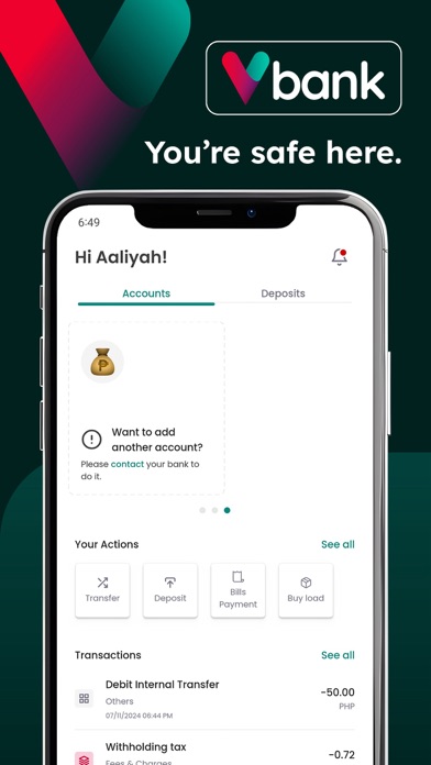 Vbank PH Screenshot