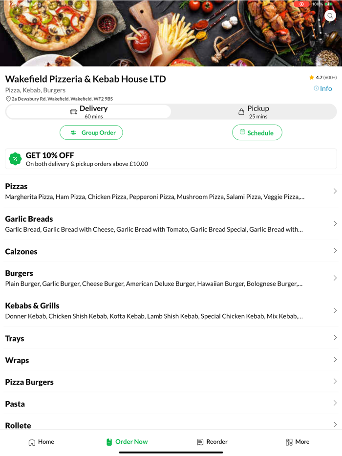 Wakefield Pizza and Kebab