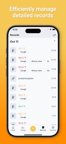 Fever & Med Tracker: TempDiary Screenshot 8 of 8