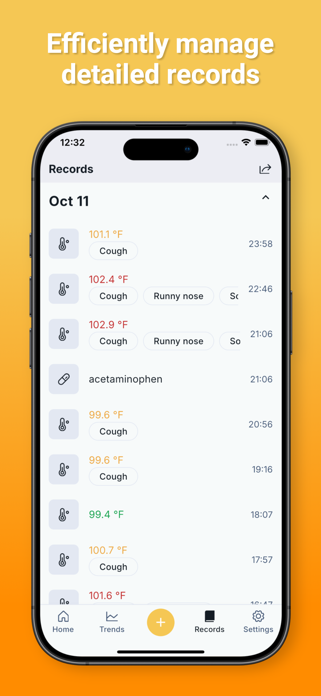 Fever & Med Tracker: TempDiary Screenshot 8 of 8