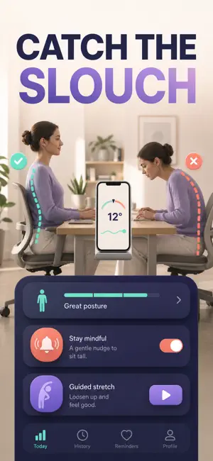 Posture Trainer: Sit Straight screenshot 1
