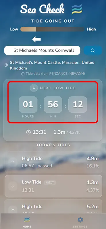 Sea Check - UK Tide Times screenshot 4 of 6