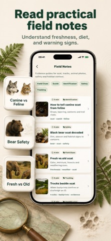 Animal Scat Identifier iPhone screenshot