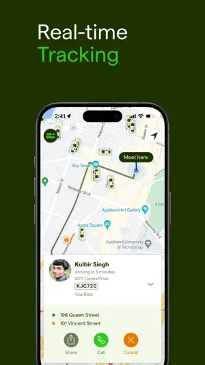 YourRide - NZ’s No.1 Taxi App screenshot 3