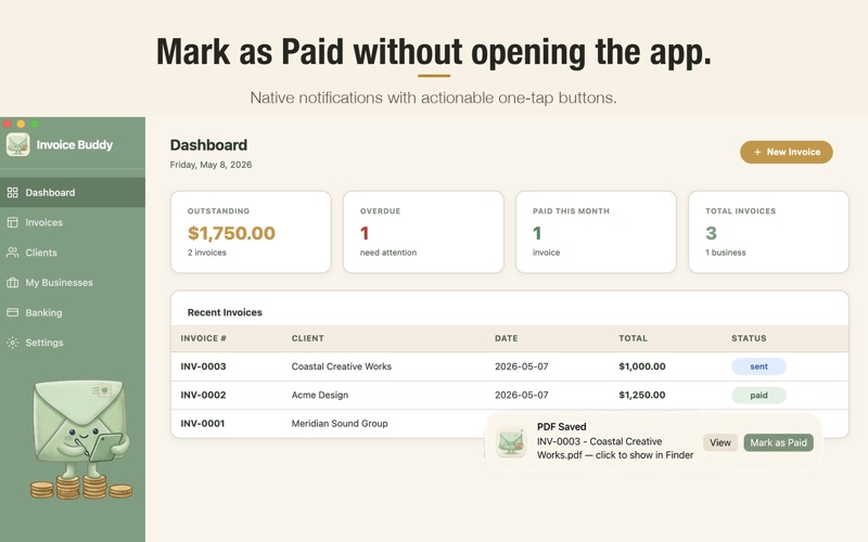 Invoice Buddy: Simple Invoices screenshot