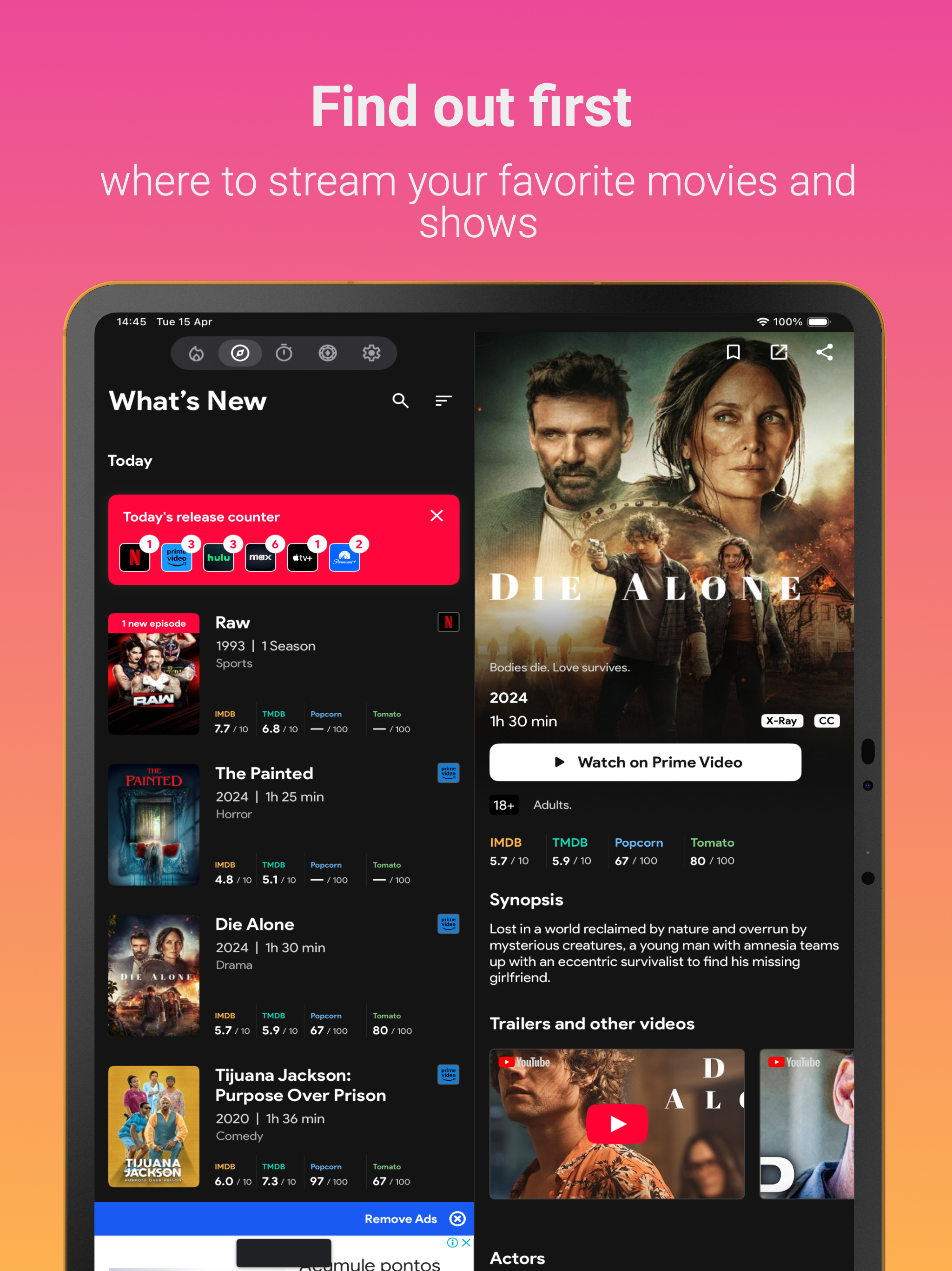 Upflix - Streaming Guide