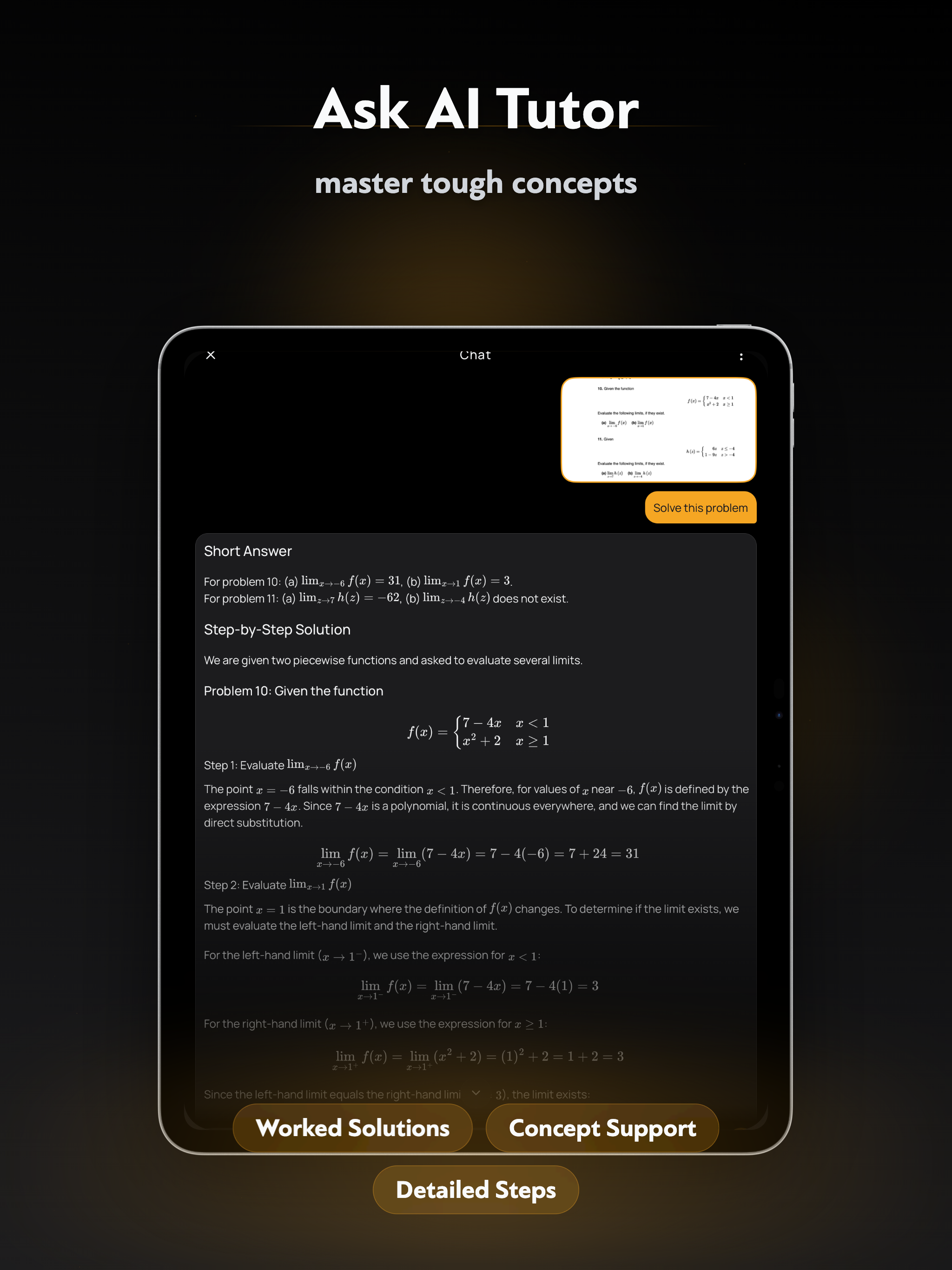 Calculus Solver: AI Calculator