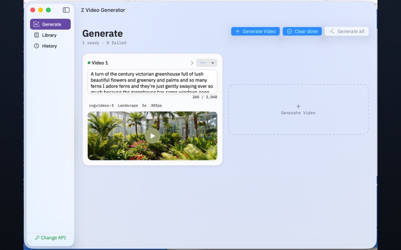 Z Video Generator screenshot