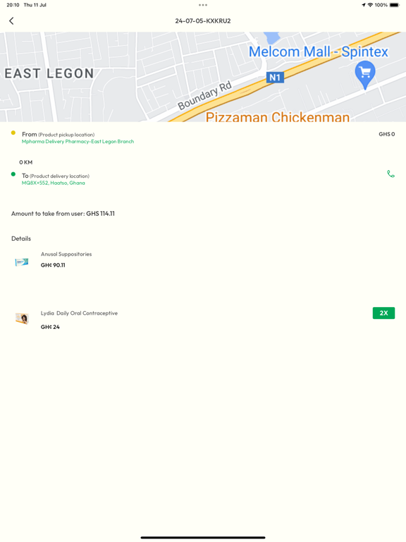 App screenshot