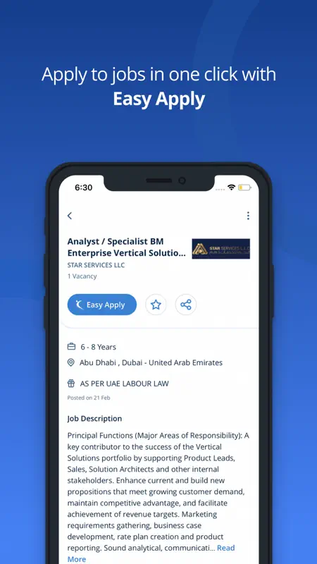 Naukrigulf Job Search App screenshot 4 of 8