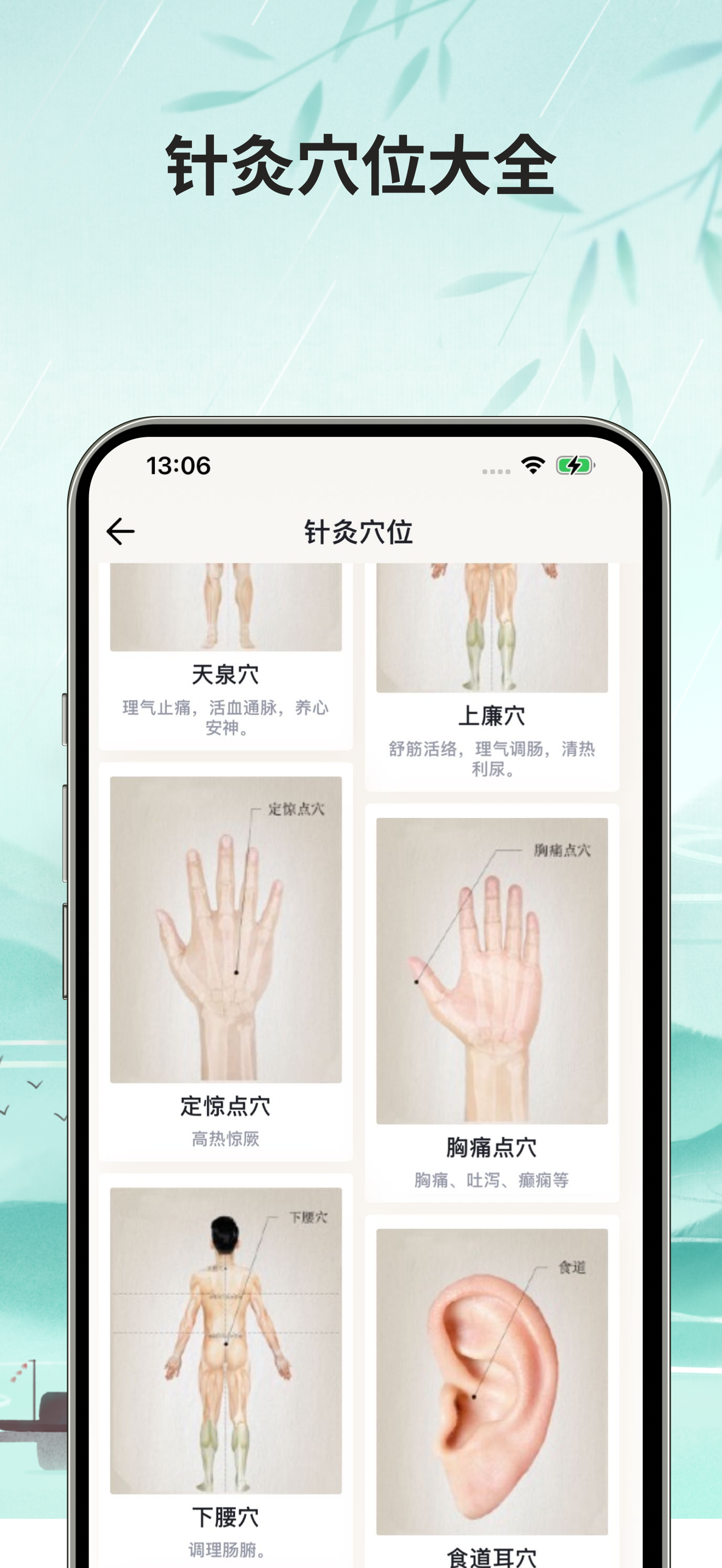 本草中医离线版-人体穴位图针灸中药方剂药膳食疗健康食谱大全 screenshot 4