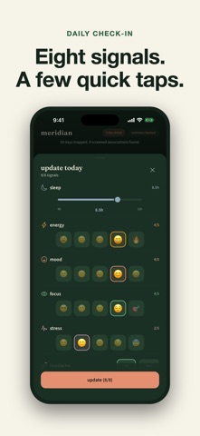 Mood, Sleep & Symptom Tracker iPhone screenshot