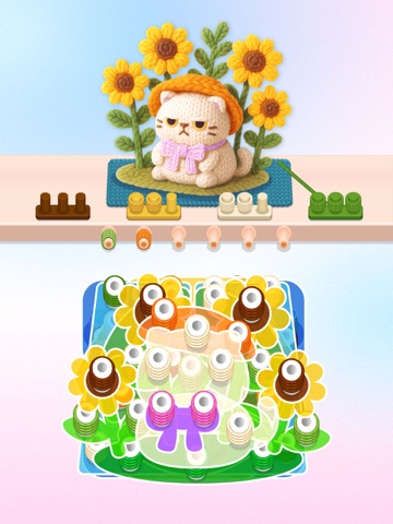 Stitch Sort - Wool Yarn Craze iPad screenshot