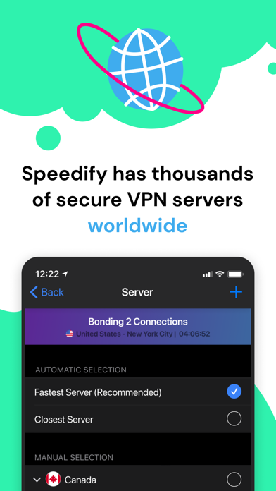 Speedify: Unbreakable VPN screenshot