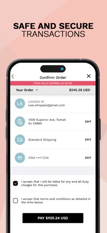 ShopThing: Shop Luxury Deals iPhone screenshot