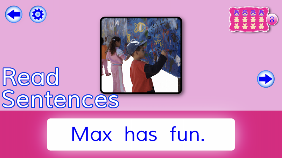 #8. SENTENCE READING MAGIC (iOS) Podle: PRESCHOOL UNIVERSITY