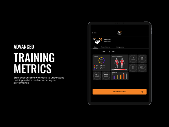 Screenshot #5 pour Advancing Fitness Training App