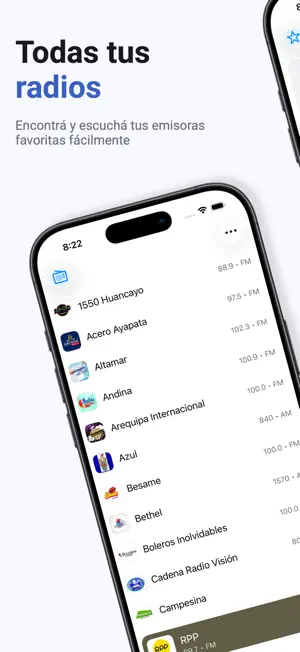 Radios Perú - AM y FM screenshot 1