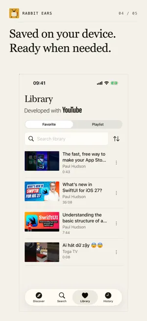 Rabbit Ears - Video Player screenshot 4