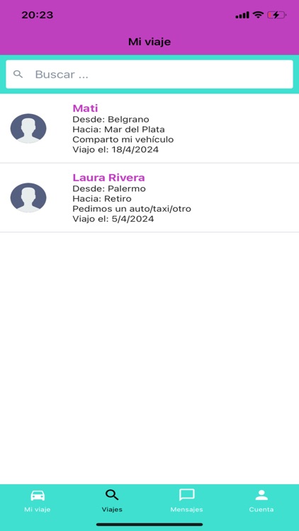 tavi viaje compartido