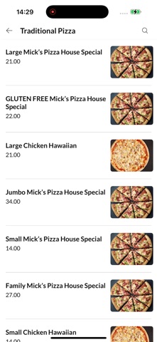 Micks Pizza House screenshot