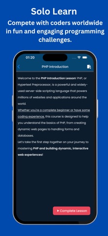 Learn PHP: Code & Run Screenshot 4 of 7