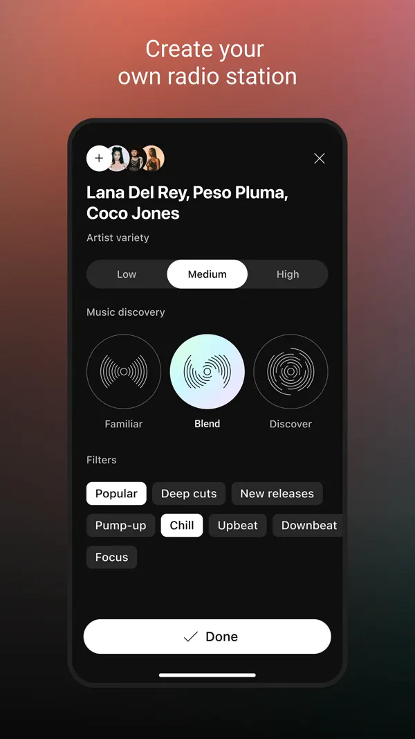 YouTube Music iPhone App Screenshot 1 – Musik